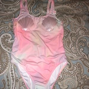 Victoria’s Secret tie dye seashell one piece